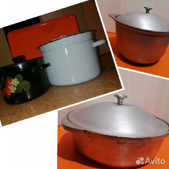 Казаны -3-12л, кастрюли, сковороды