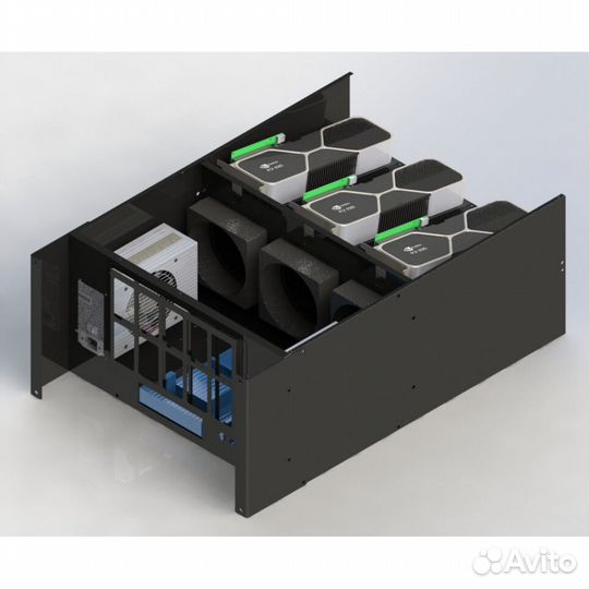 Продувной корпус для майнинга