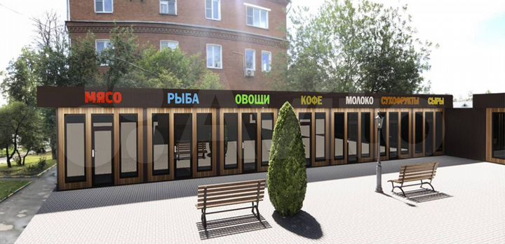 Торговая площадь, 14 м²