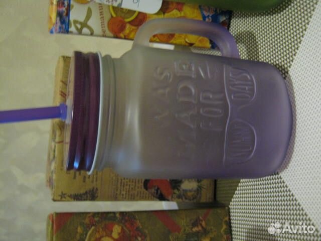 Кружки-чашка с трубочкой