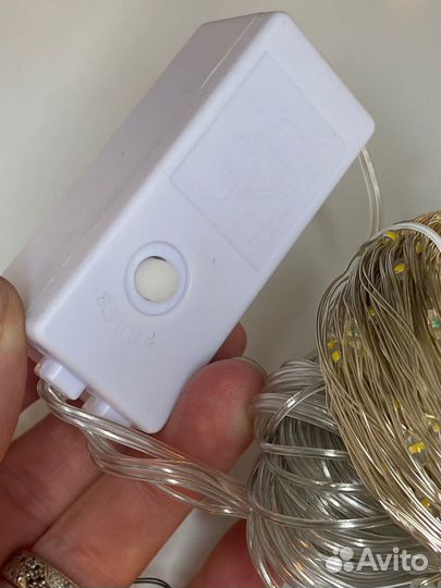 Гирлянда штора роса 3*3 новая