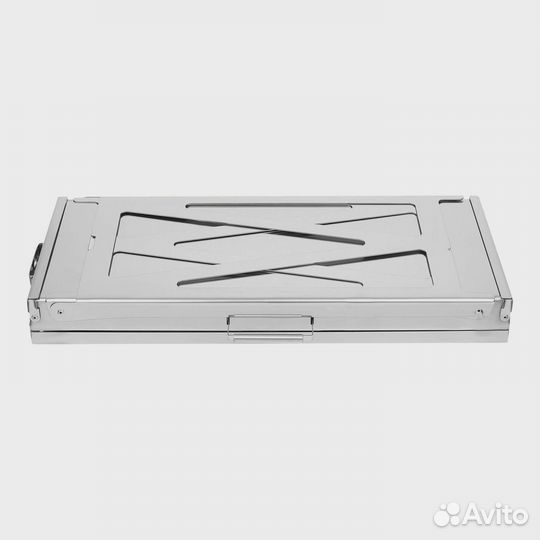 Мангал складной «Дипломат Профи» из нержавейки