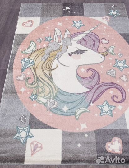 Детский ковер с единорогом