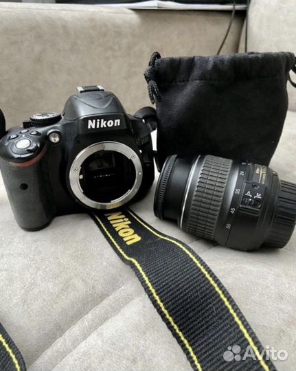 Зеркальный фотоаппарат nikon d5100+объектив 18-55