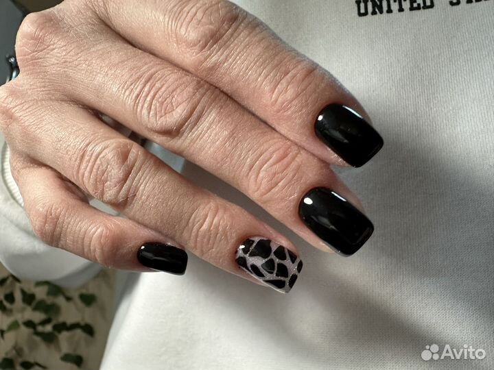 Маникюр наращивание