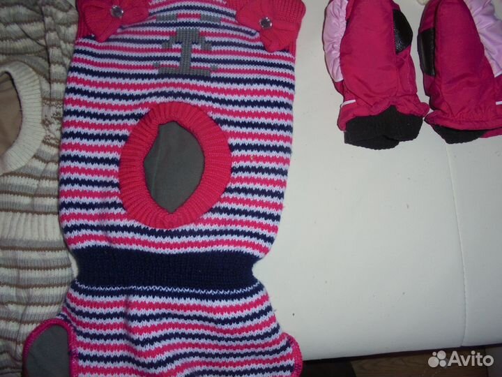 Шапочки и варежки на девочку