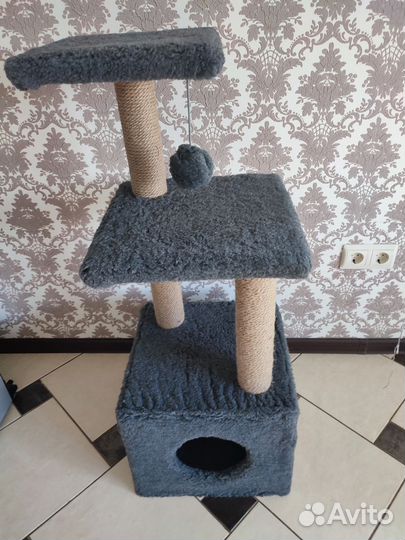 Домик для кошки с когтеточкой