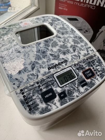 Хлебопечка Редмонд + книга 50 рецептов