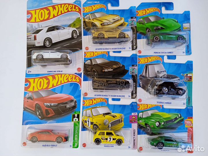 Hot wheels в блистерах