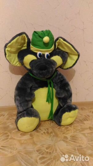 Мягкая игрушка. Мамонтёнок, Слоник, Крыс Крысыч