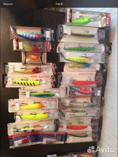 Комплект Воблеров Pontoon 21,Yo zuri,Kosa