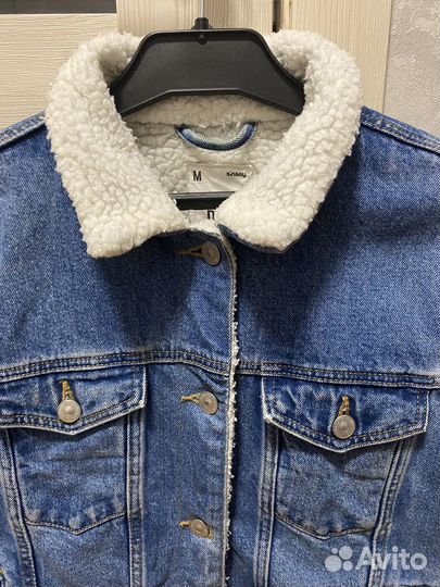 Джинсовая куртка утепленная женская