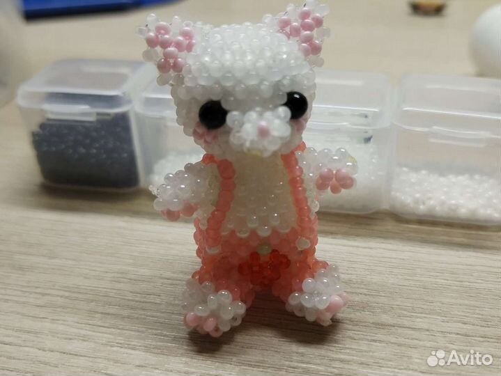 Мышка из бисера