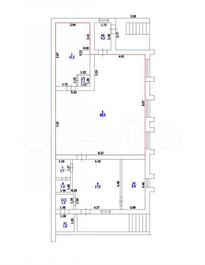 Свободного назначения, 124 м²
