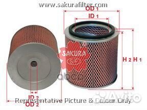 A-1821 sakura Фильтр воздушный A-1821 Sakura
