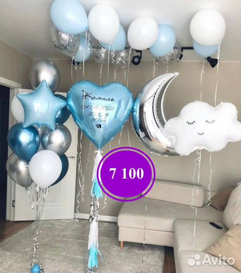 Шары на выписку для мальчика