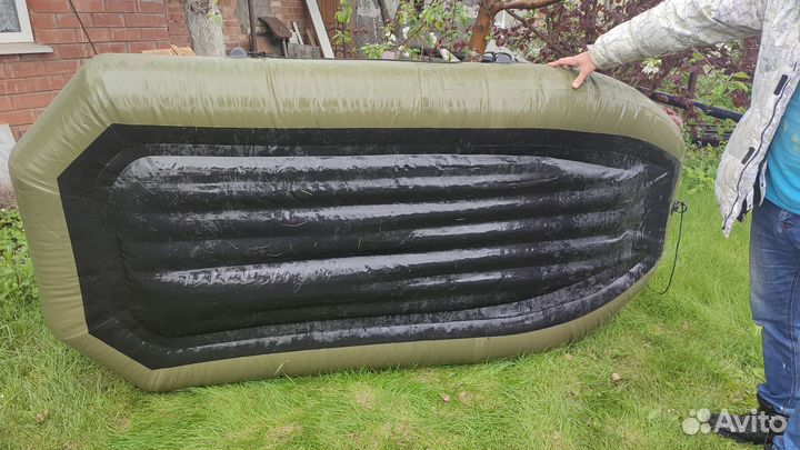 Надувная лодка пвх Вельбот 250 уфимка камыш