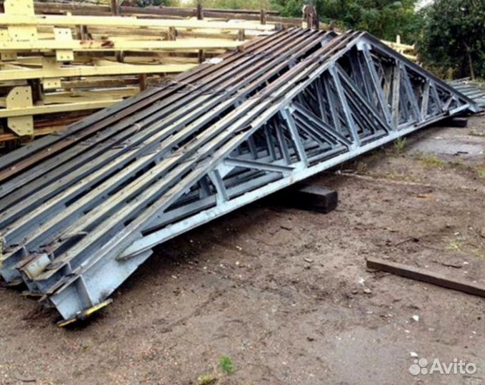 Фермы металлическе конструкции для навесов