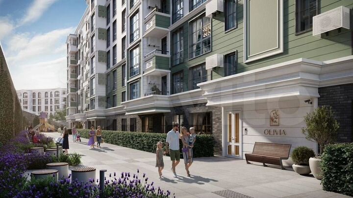 2-к. квартира, 54,3 м², 4/7 эт.