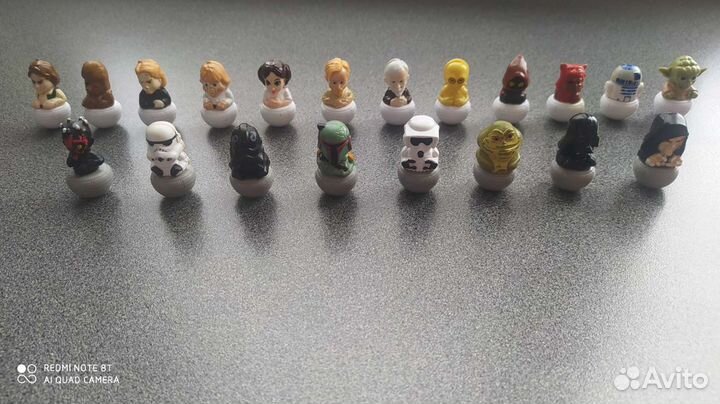 Жетоны и фигурки неваляшки звездные войны