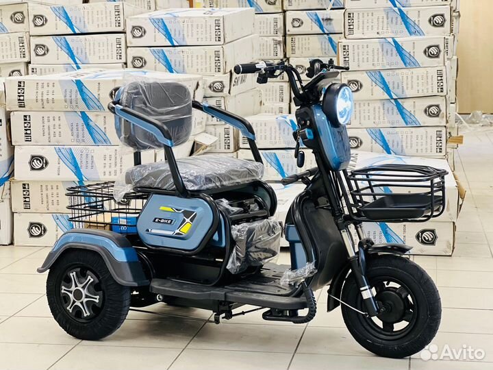 Электрический трицикл новый