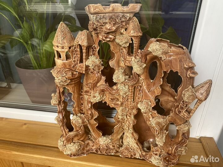 Грот замок для аквариума