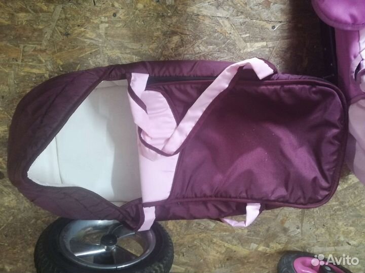 Коляска 2 в 1 для девочки