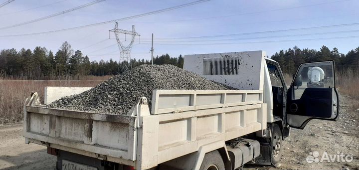 Щебень, отсев,песок,пгс,щпс до 4 тонн самосвал
