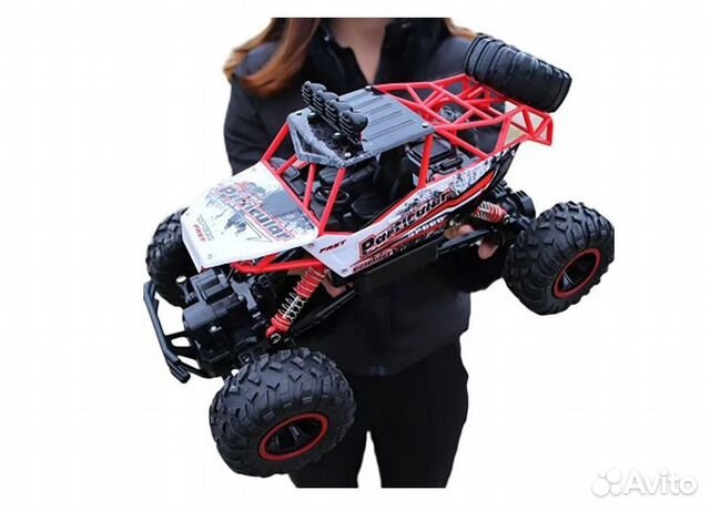 Джип на радиоуправлении. Красный. Полный привод