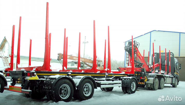 Прицеп лесовоз (сортиментовоз) ИП Пасынков М.Л. 905811, 2024