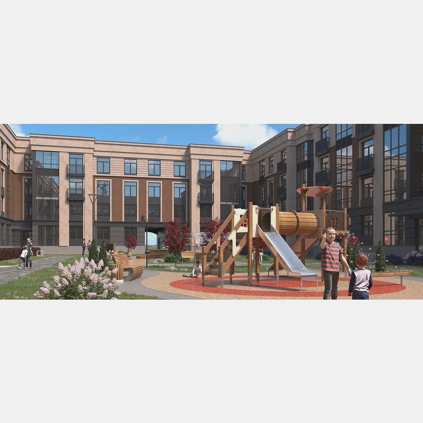 3-к. квартира, 77,7 м², 1/4 эт.