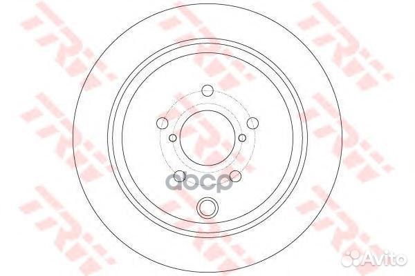 Диск тормозной задний subaru forester (SH), LEG