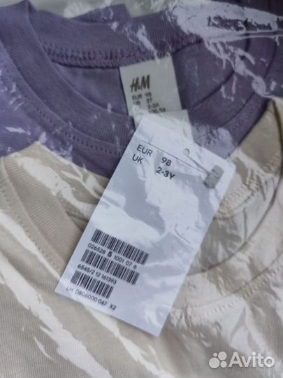 Новые футболки H&M 98р