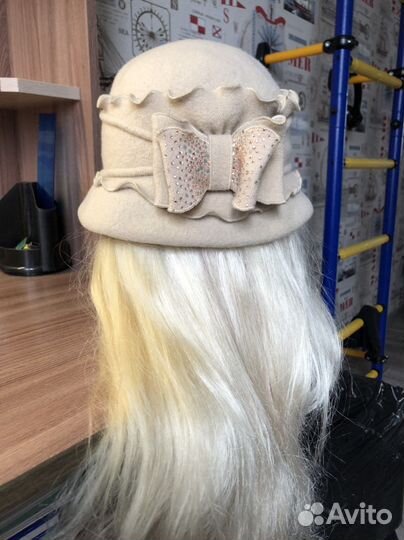 Шляпа валяная из шерсти