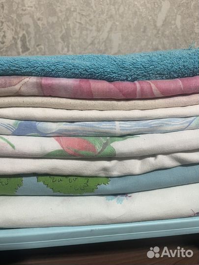 Постельное белье разное некомплект б/у