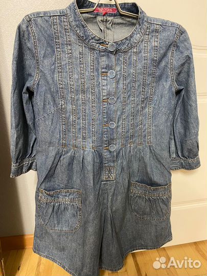 Кофта/платье джинсовая