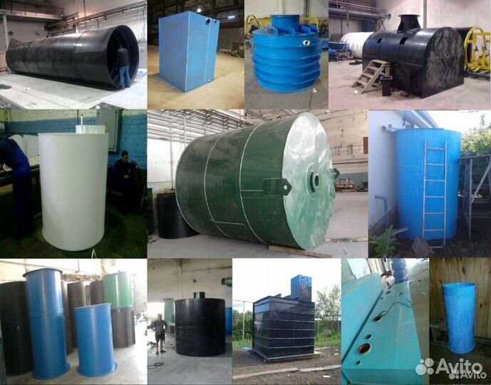 Пластиковые емкости баки бочки