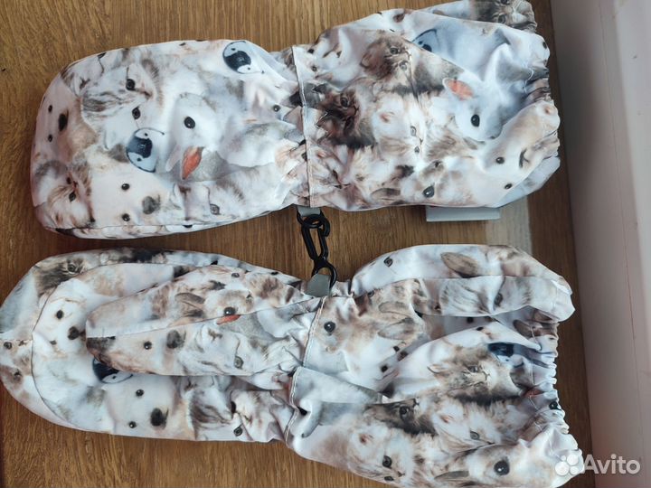 Варежки краги зимние для девочки 3-4 г hm