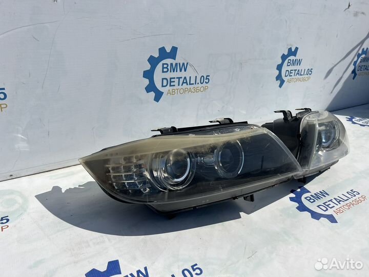 Передние фары BMW E90 рестайлинг