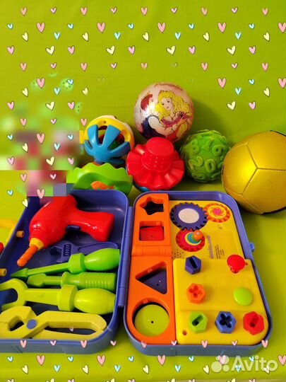 Развивающие игрушки пакетом