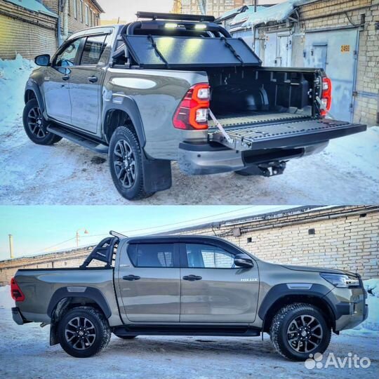 Крышка кузова для Toyota Hilux 2005-2022 3хсекц ал