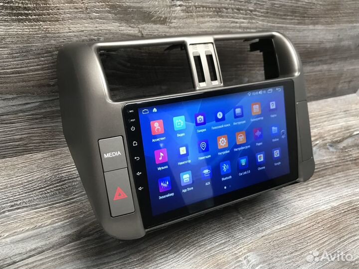 Магнитола на Toyota Prado 150 с круговым обзором