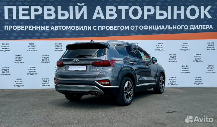 Hyundai Santa Fe 2.2 AT, 2018, 119 462 км