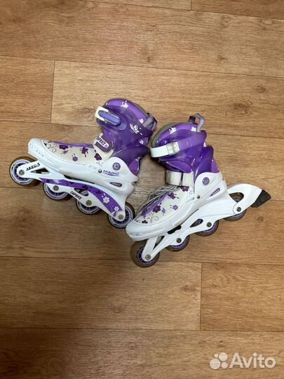 Ролики детские раздвижные 34-37