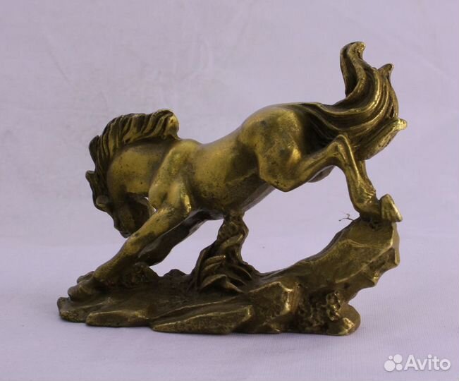 Лошадь - Китайская Статуэтка из Бронзы RU*66-5
