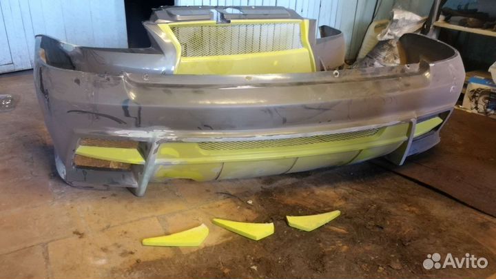 Бампер тюнинг на priora