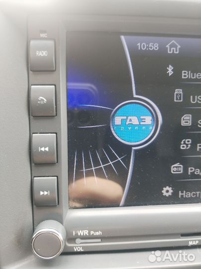 Магнитола газель next 2 din