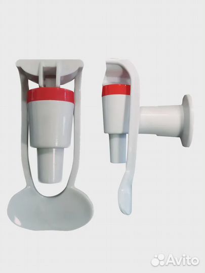 Кран горячей воды для кулера белый внутренняя