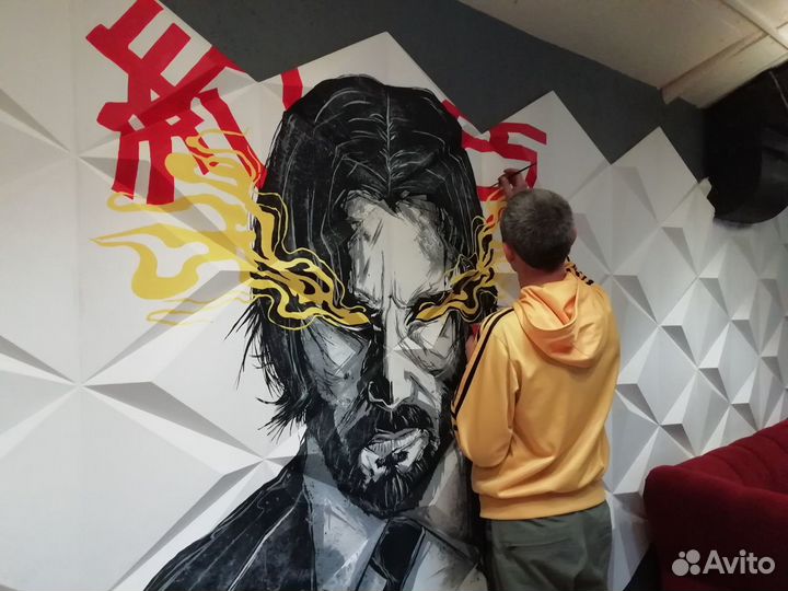 Художественная роспись стен, художник