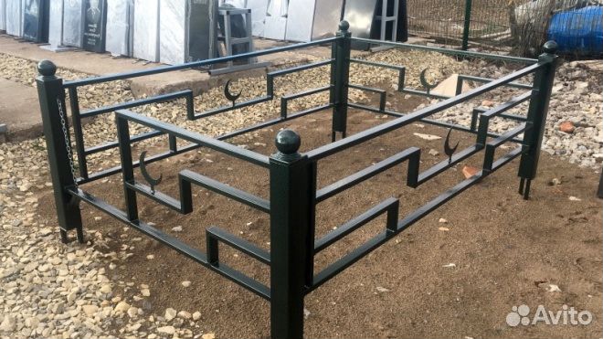 Оградки на кладбище, на могилу, ритуальная оградка